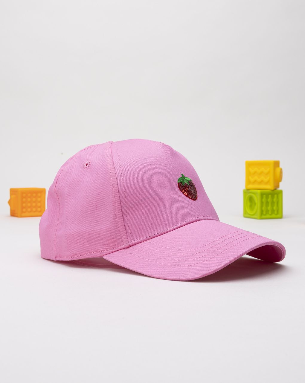 Berretto bimba rosa fragola paillettes