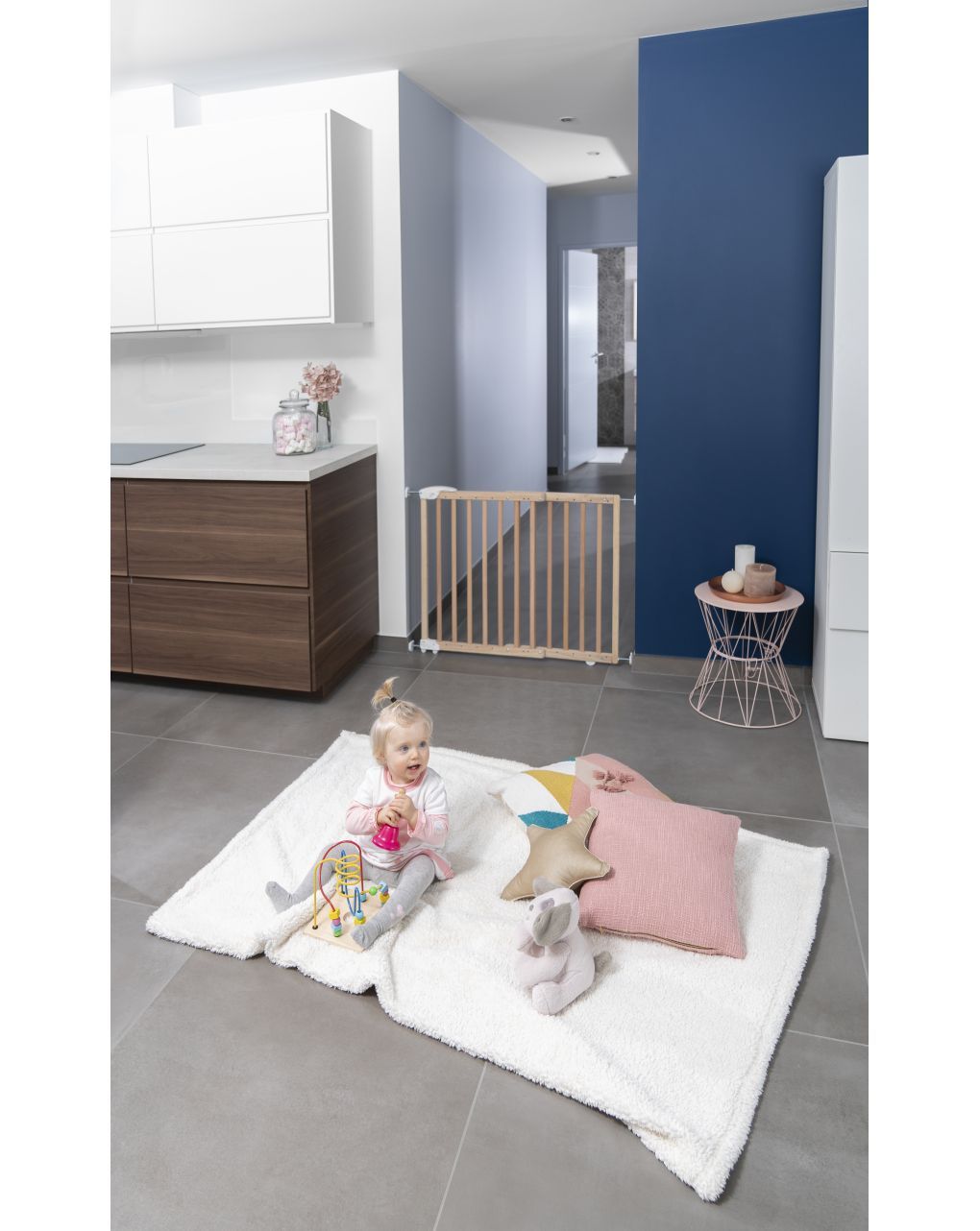 Deco pop cancelletto legno naturale babymoov - badabulle