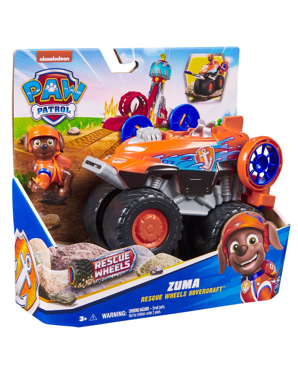Paw patrol: rescue wheels, hovercraft di zuma
