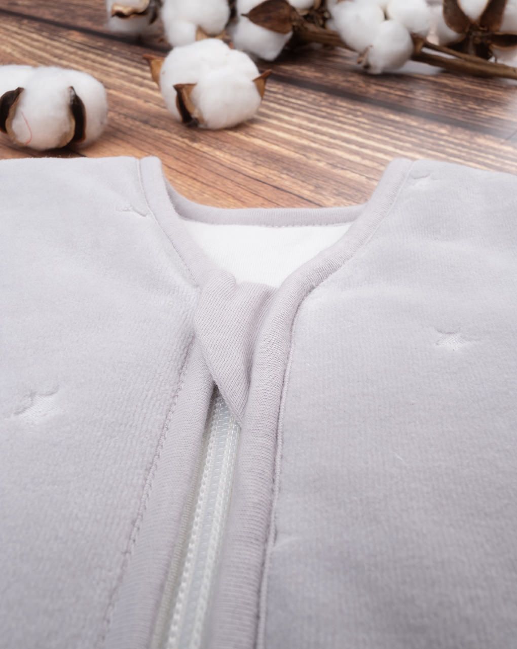 Sacco nanna ciniglia bimbo grigio stelle - tog 3