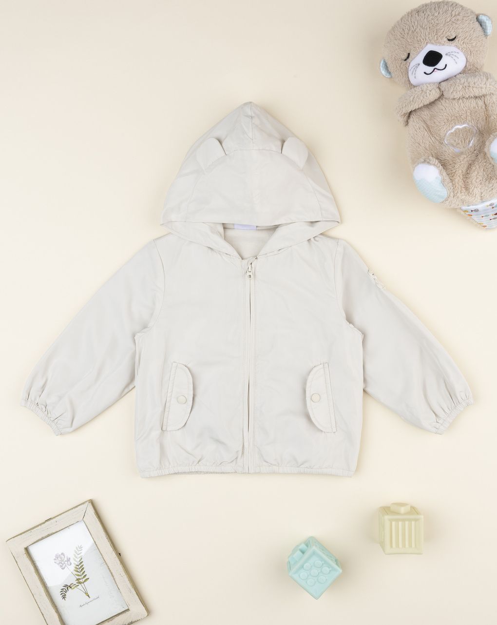 Giacca bimbo beige orsetto