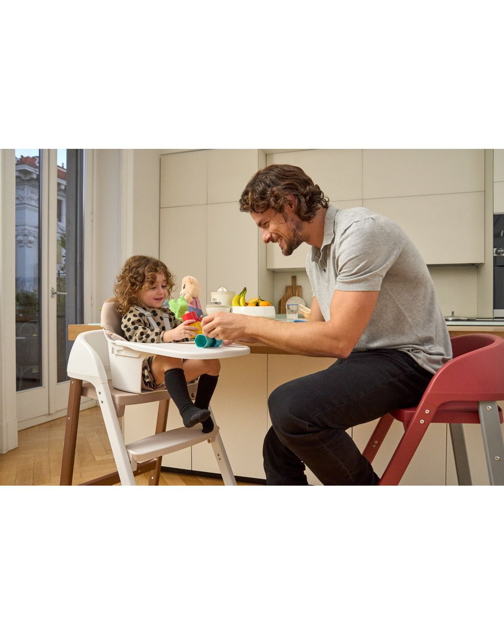 Sedia evolutiva crescendo up pearl copper re_lux- chicco