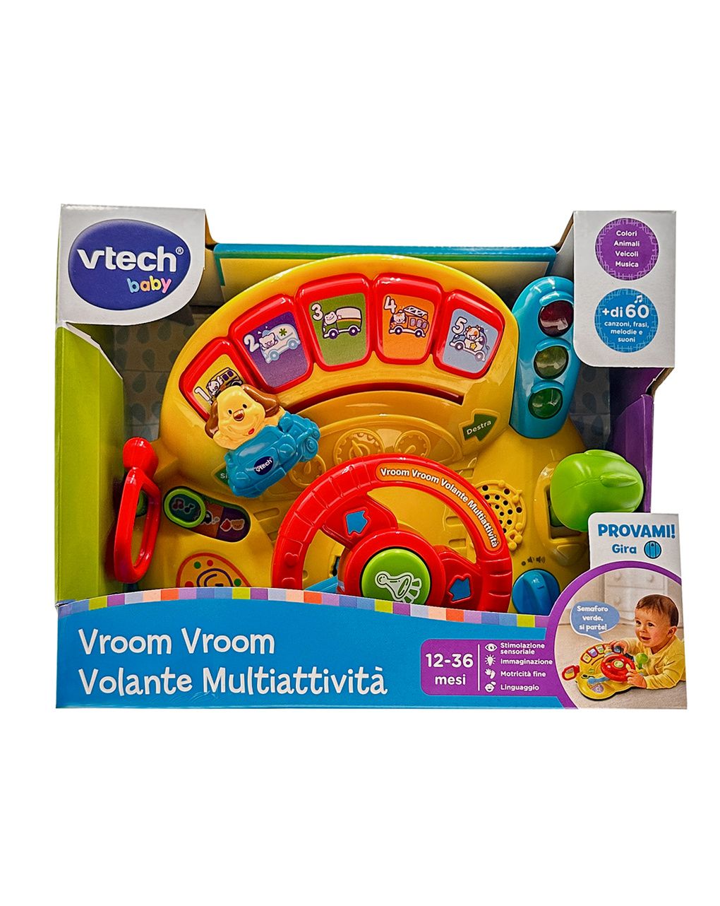 Vroom vroom volante multiattività – 12+ mesi – vtech