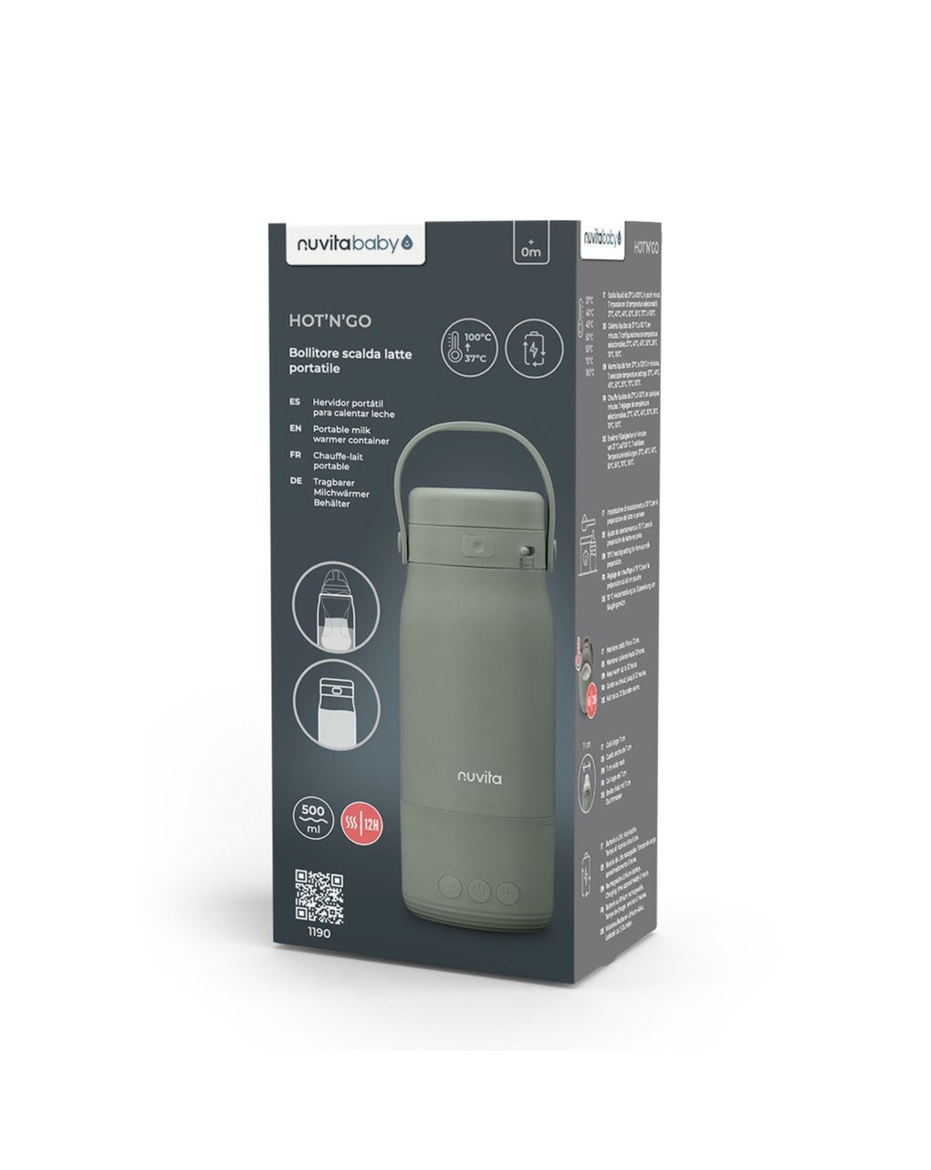 Bollitore e scalda latte portatile hot'n'go - nuvita