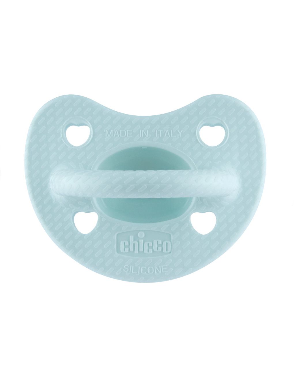 Gommotto silicone luxe 6-16m 2pz azzurro/grigio - chicco
