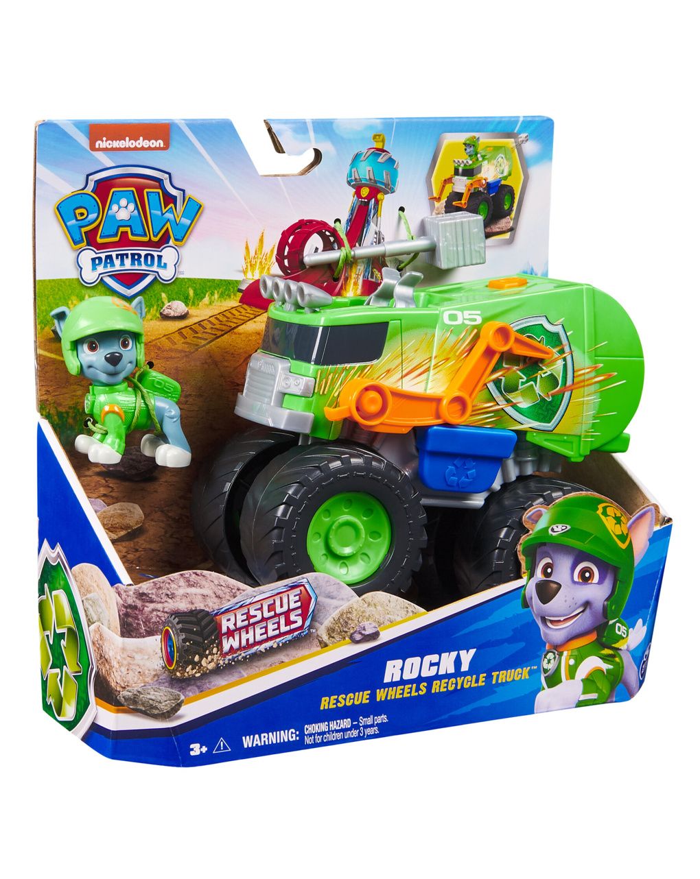 Paw patrol: rescue wheels, camion di rocky