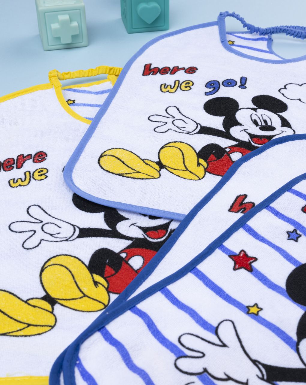 Pack 6 bavaglini bambino disney topolino