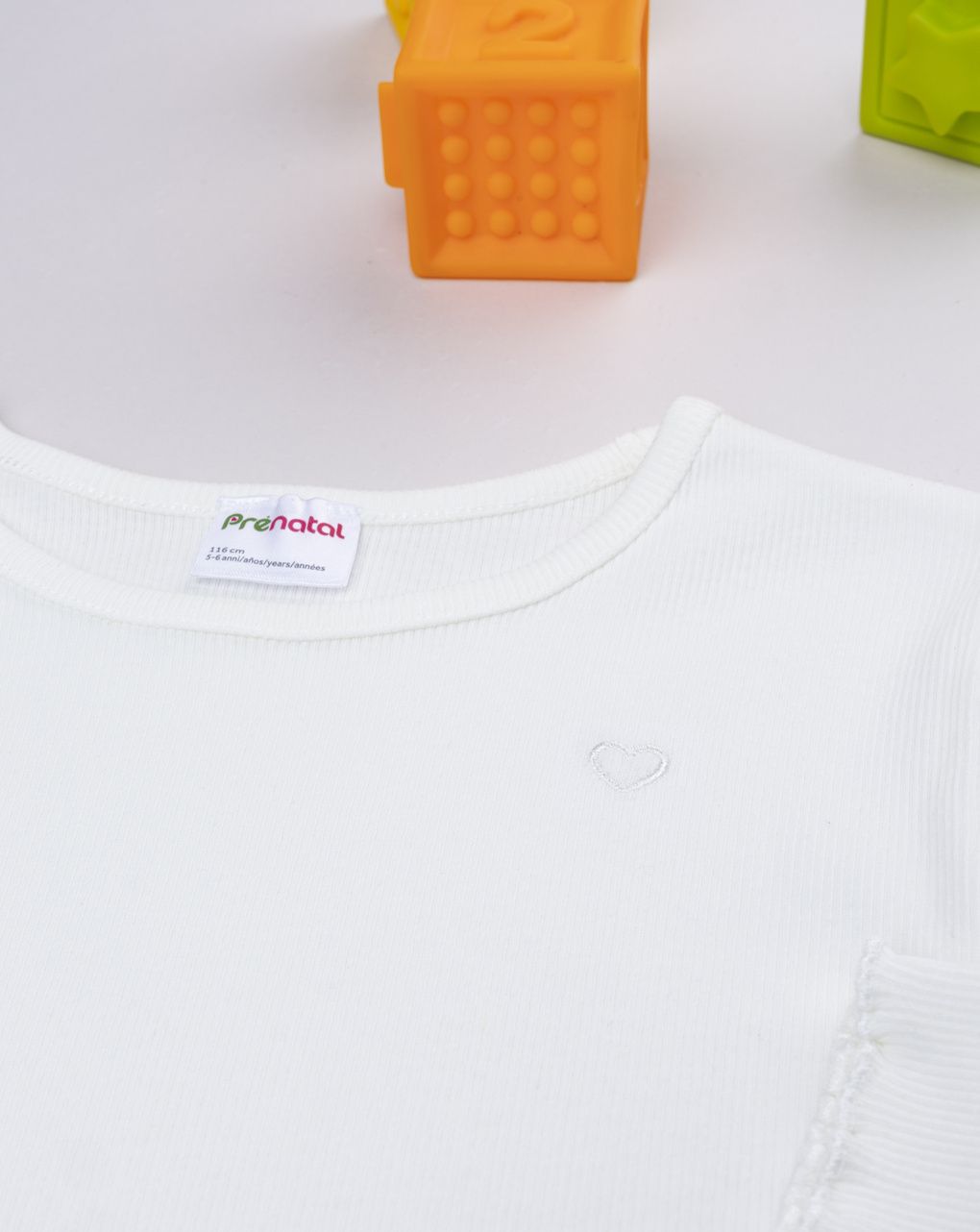 T-shirt bianca bambina