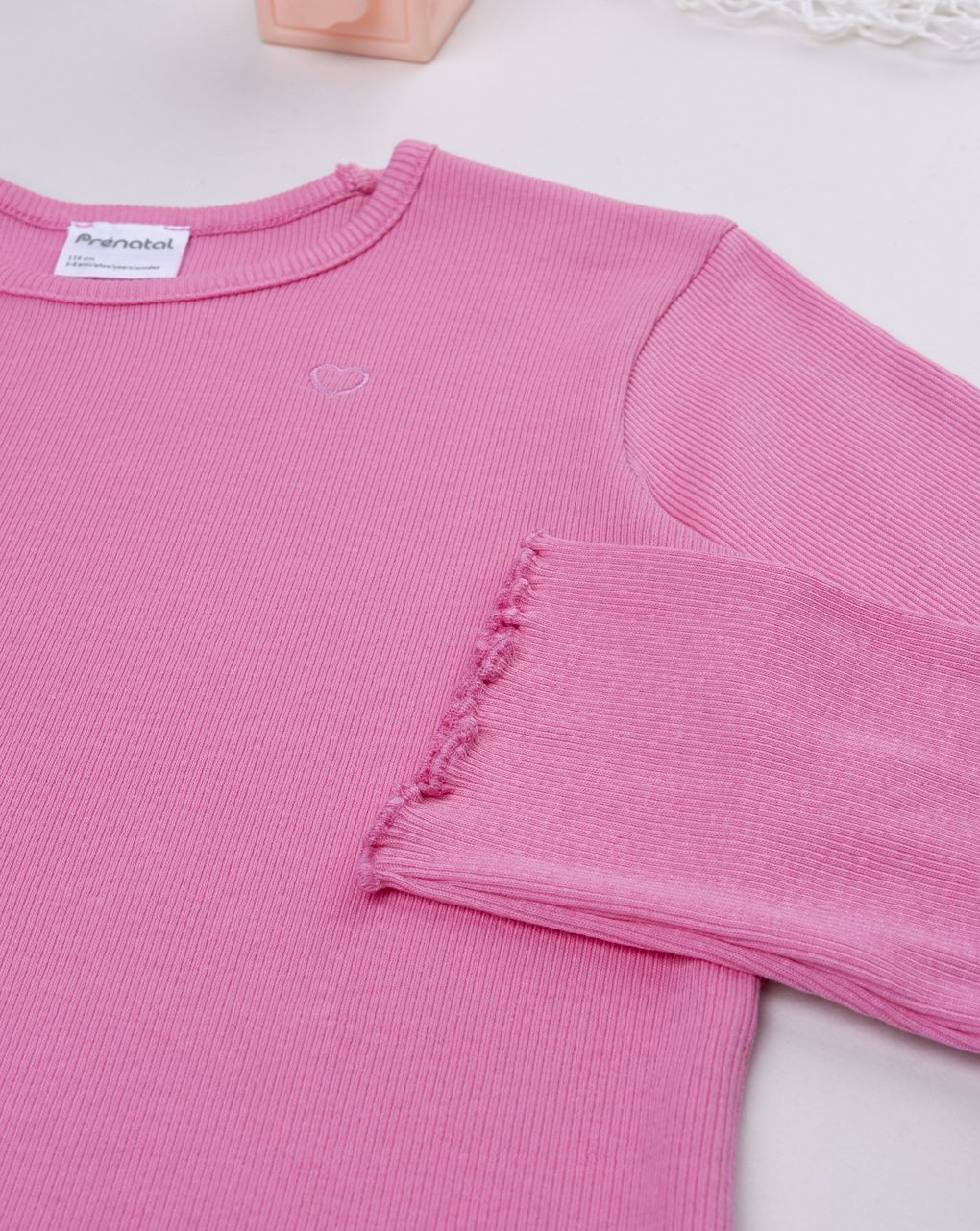 T-shirt bambina rosa
