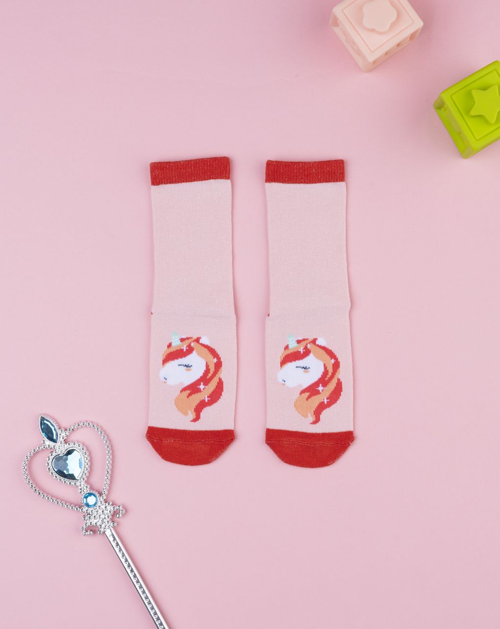 Antiscivolo bimba unicorni rosa