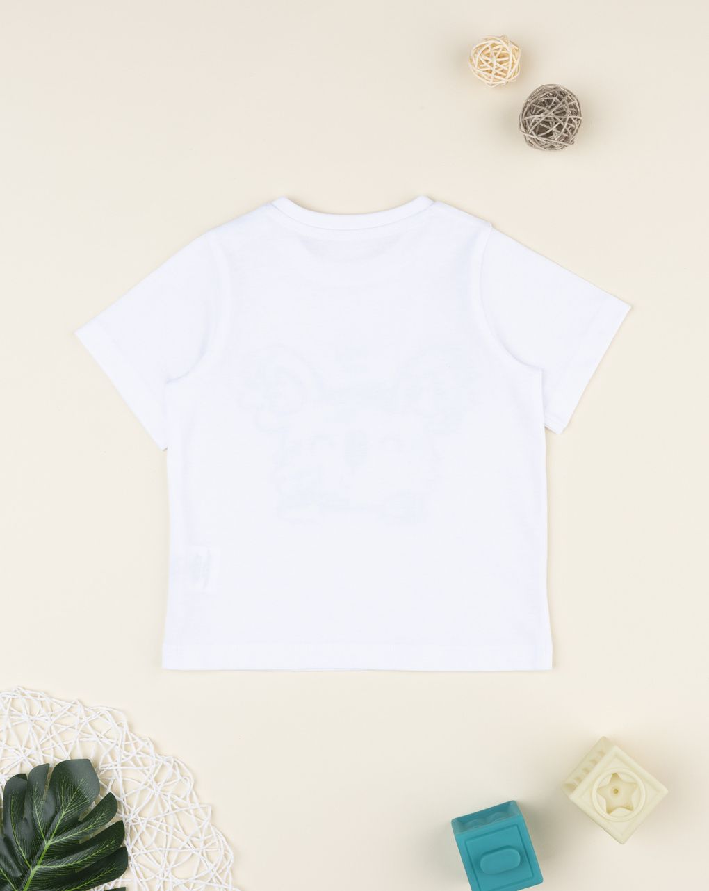 T-shirt bimbo bianca stampa koala