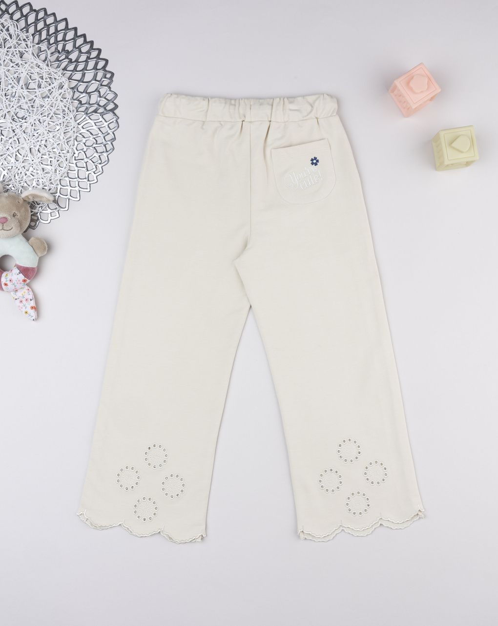 Pantalone bimba minnie beige