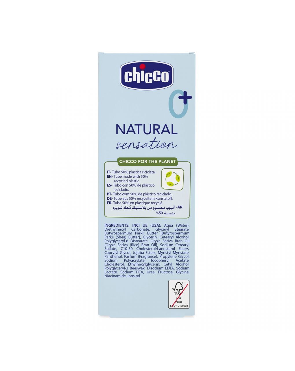 Baby crema viso natural sensation 50ml - chicco