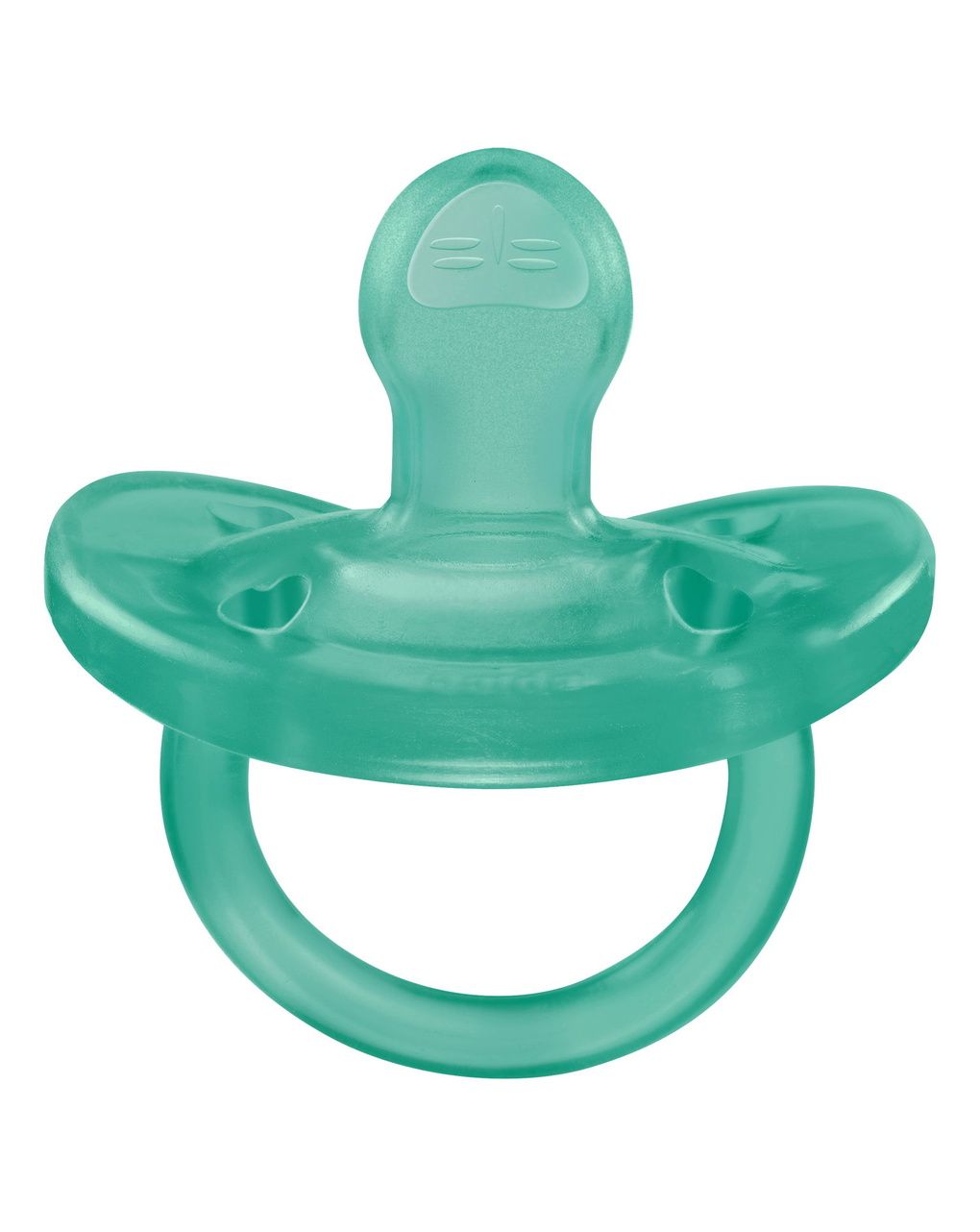 Gommotto physioforma blu/verde in silicone 2 pezzi | 6-16 mesi - chicco