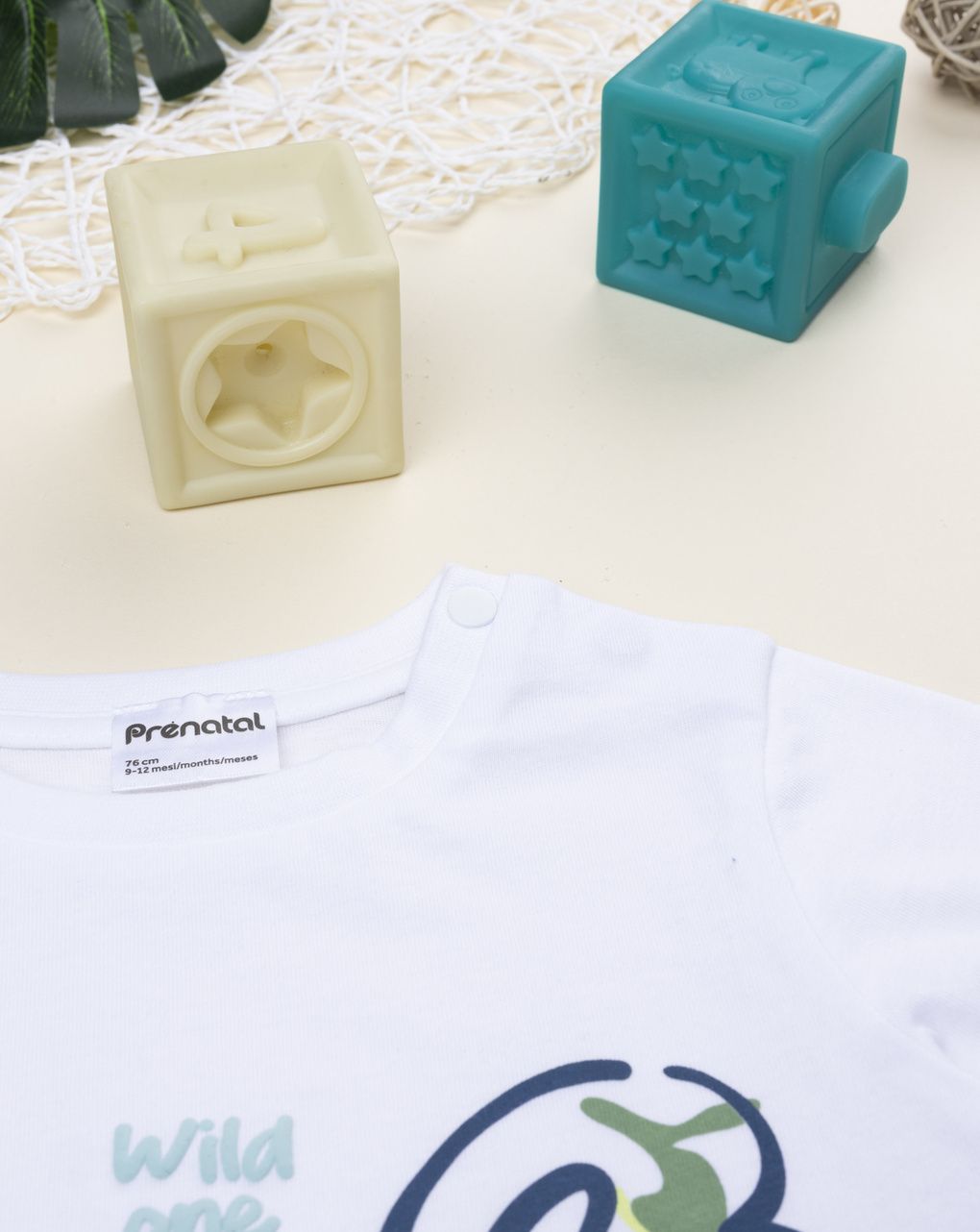 T-shirt bimbo bianca stampa koala