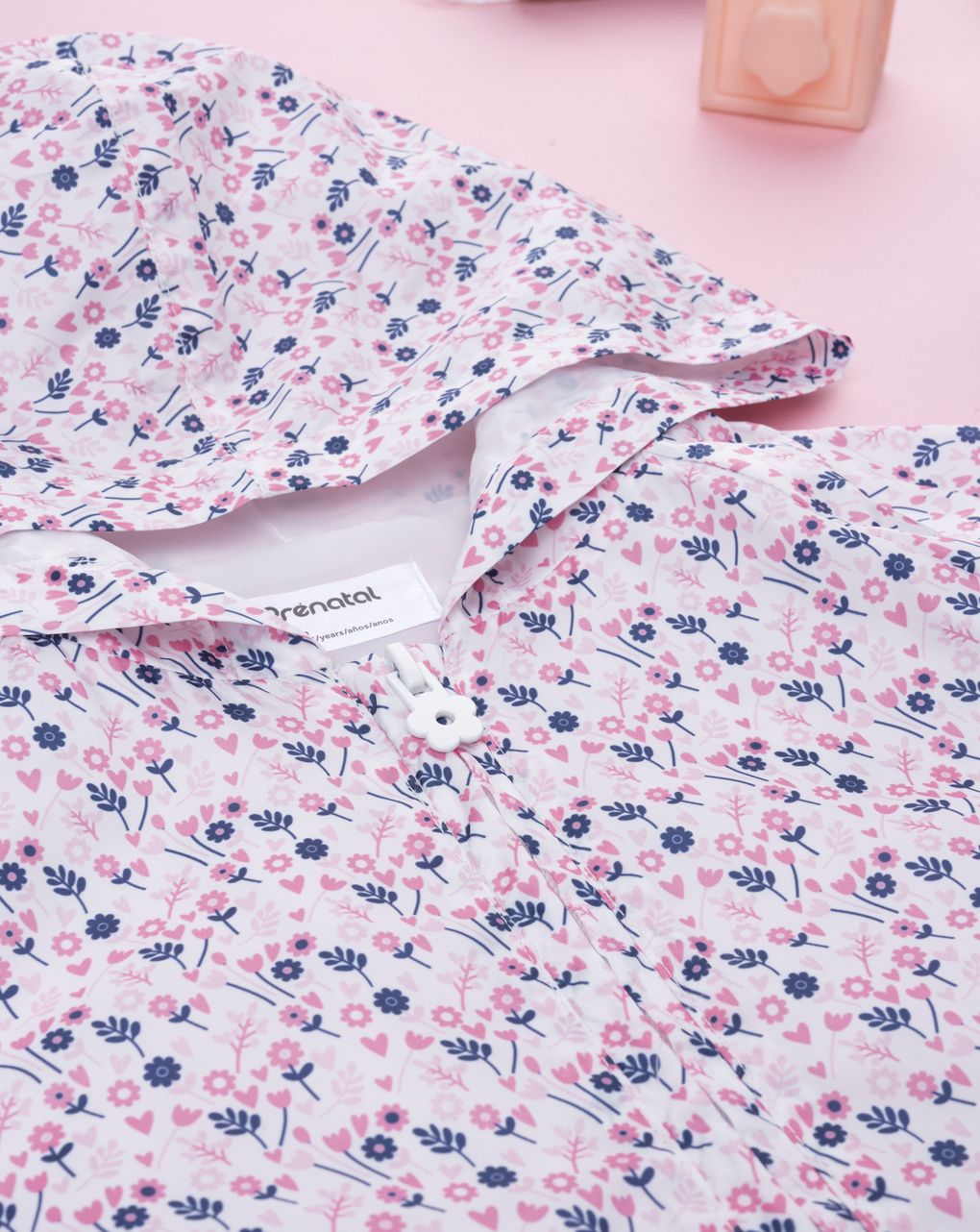 Giacca antivento bambina allover