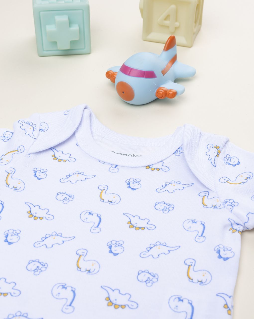 Body neonato manica corta dino