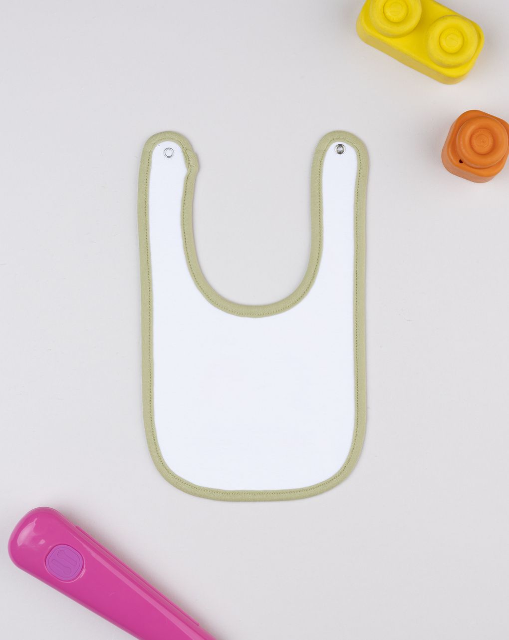 Bavaglino bimbo dino verde