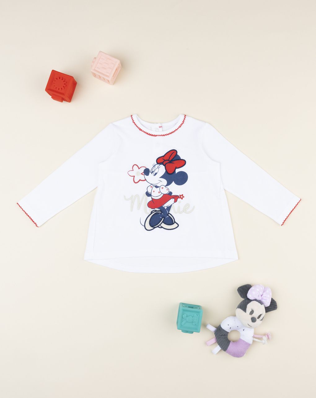 T-shirt bimba manica lunga minnie