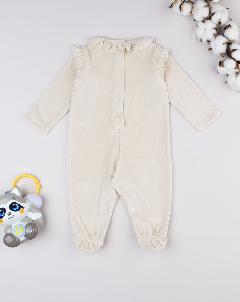 Tutina neonata beige coccinella