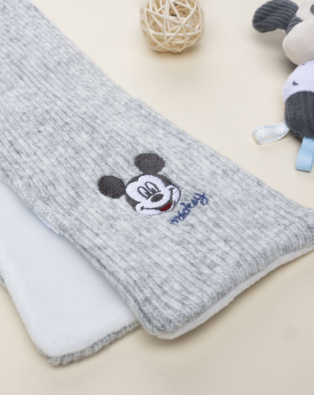 Sciarpa grigia bimbo disney topolino