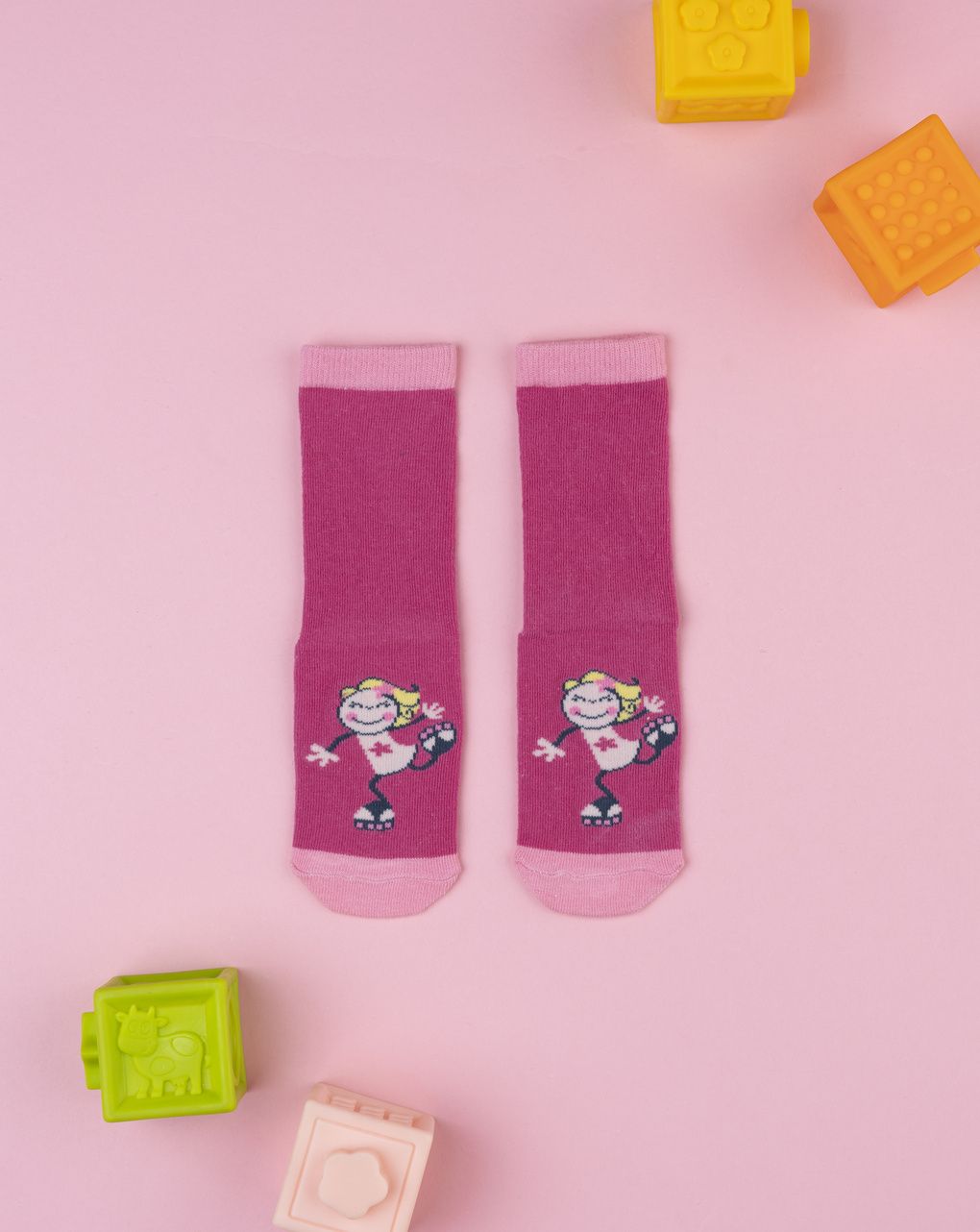 Antiscivolo bimba rosa