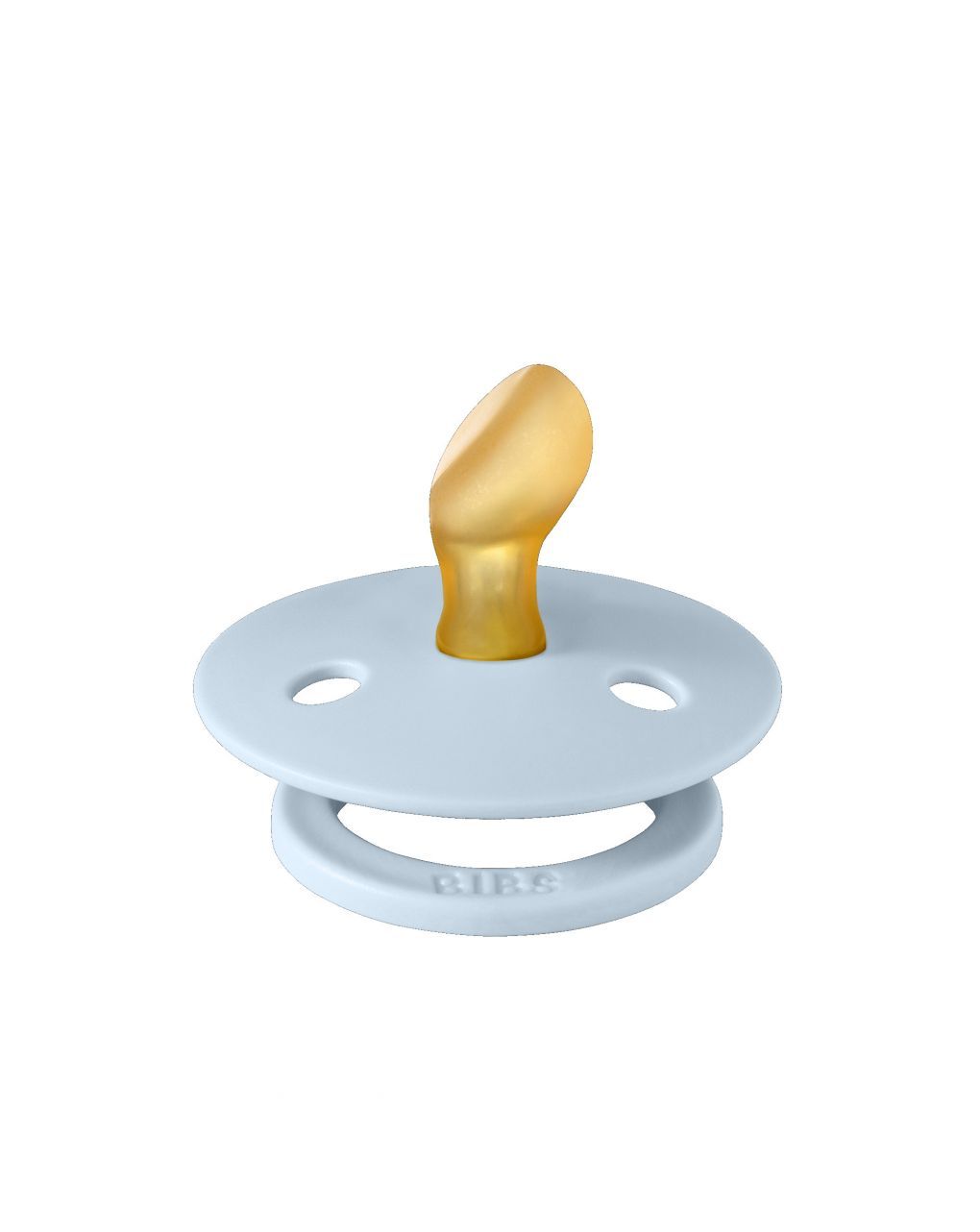 Set 2 ciucci tettarella anatomica in gomma naturale 0/6 mesi - colore baby blue e petrolio - bibs