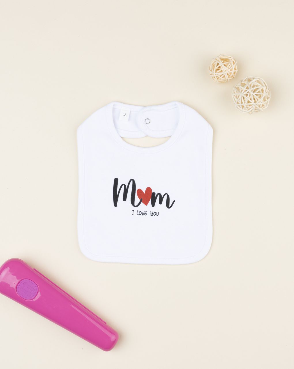 Bavaglino mom unisex neonato