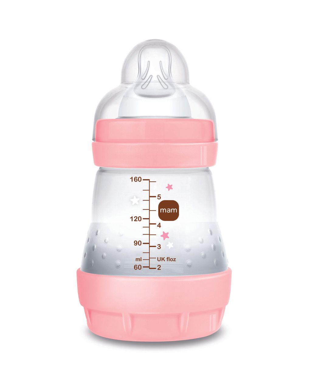 Biberon easy start 160ml bio-circolare conf. singola rosa - mam