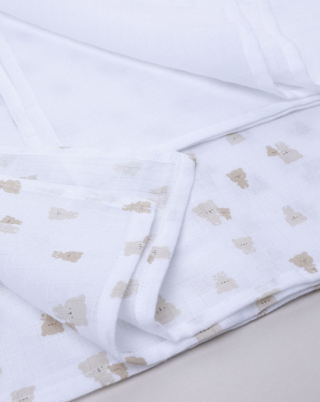 Pack 2 quadrati in mussola neonato - corredino