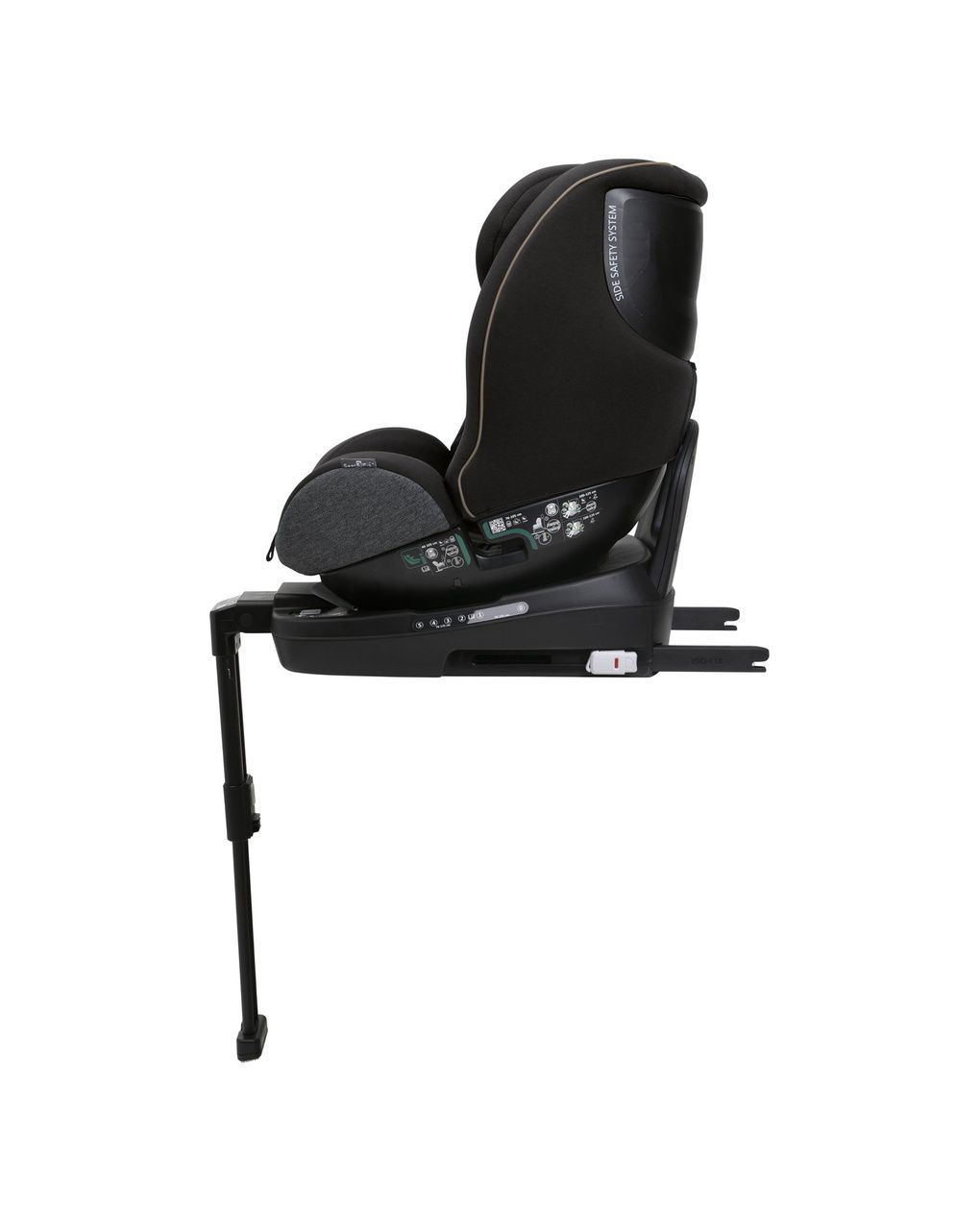 Seggiolino seat3fit air (40-125 cm) black melange - chicco