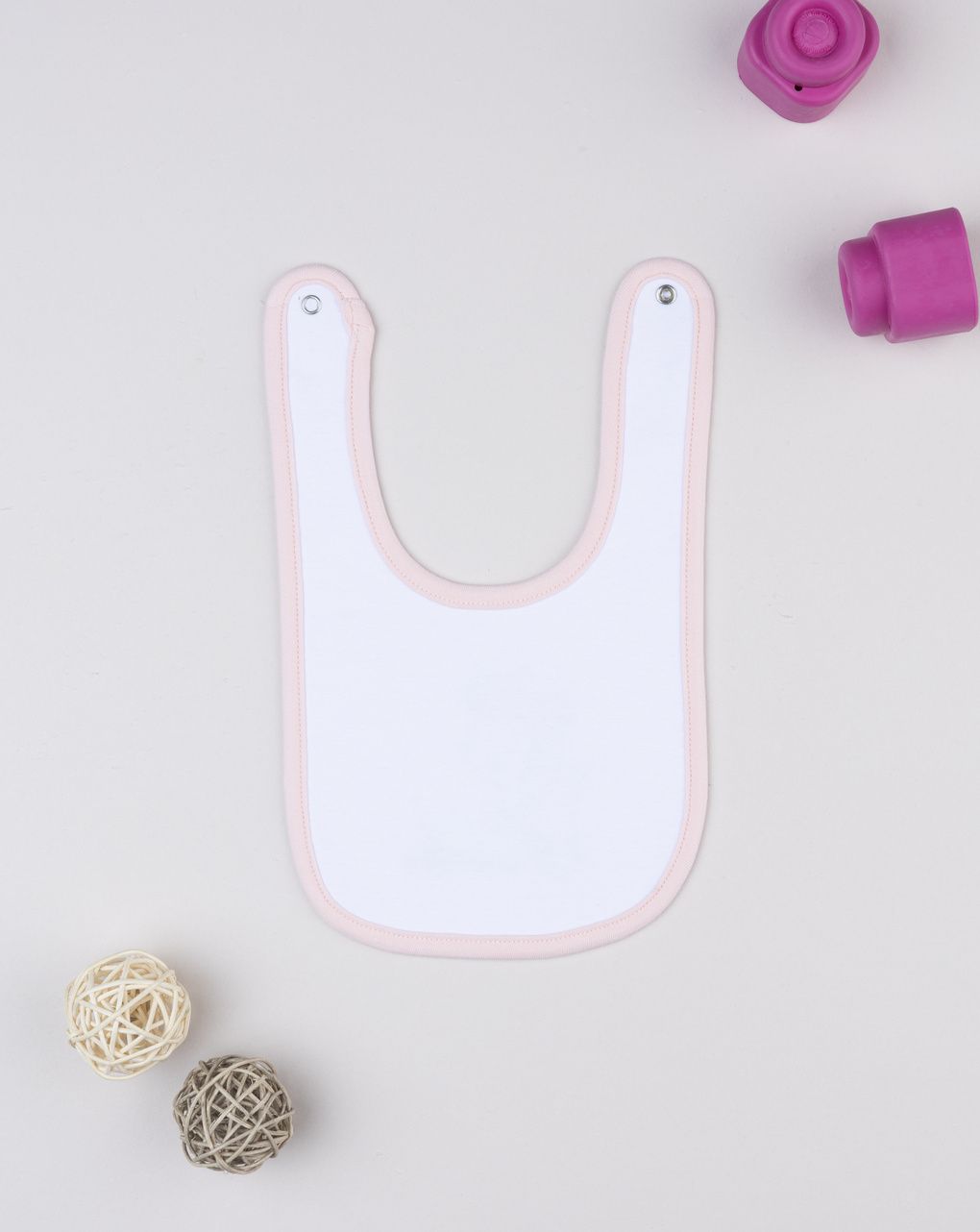 Bavaglino bimba minnie rosa chiaro