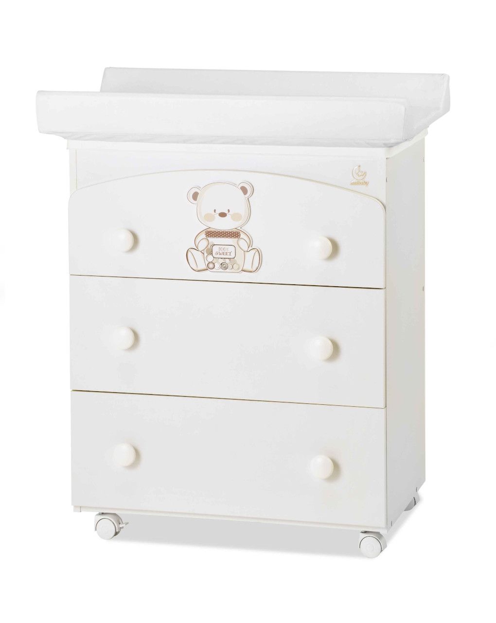 Bagnetto cassettiera mon amour bianco - italbaby