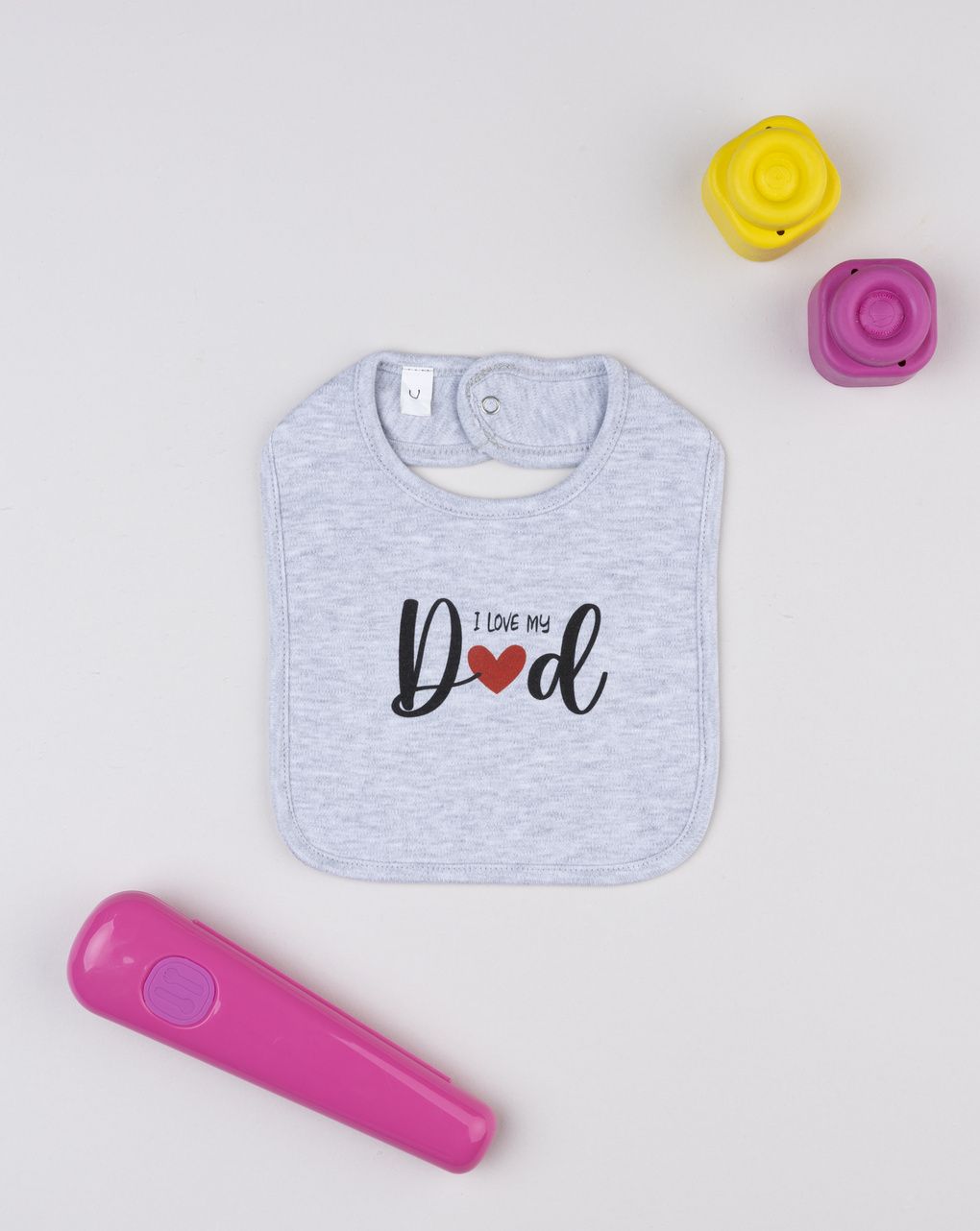 Bavaglino unisex dad neonato