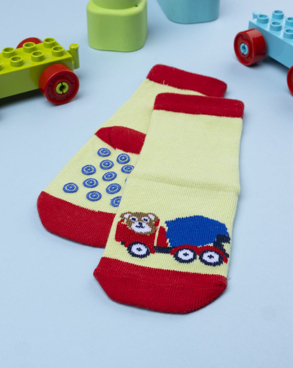 Antiscivolo bimbo orsi giallo