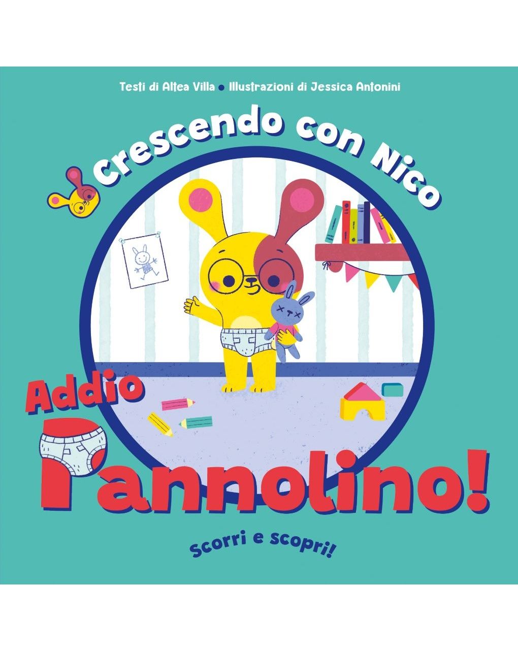 Libro crescendo con nico addio pannolino – 0-2  – unisex