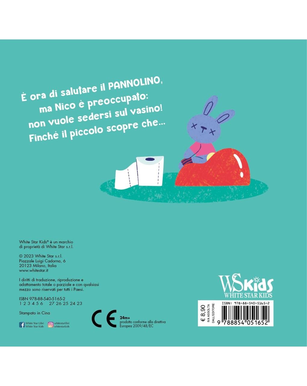 Libro crescendo con nico addio pannolino – 0-2  – unisex