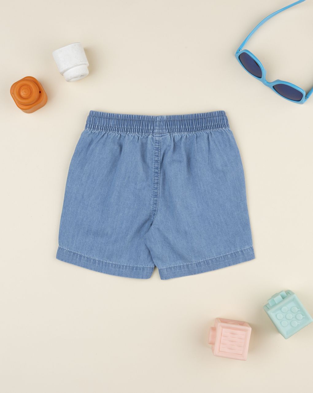 Bermuda bimbo denim chiaro