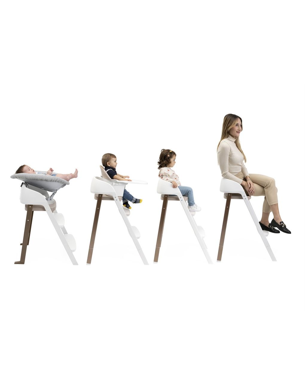 Sedia evolutiva crescendo up pearl copper re_lux- chicco