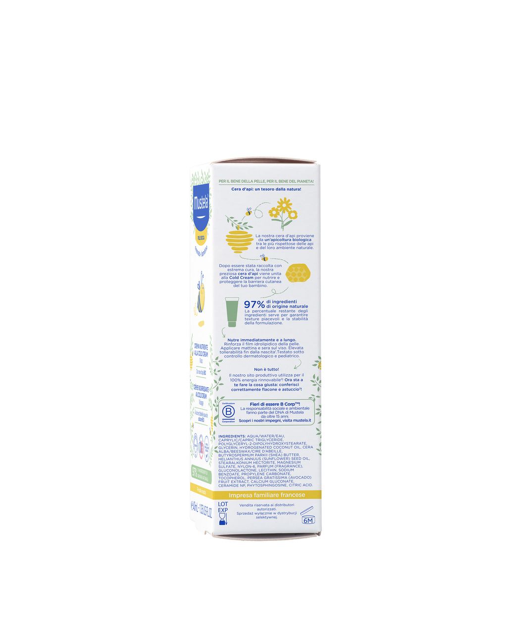 Crema viso nutriente alla cold cream - mustela