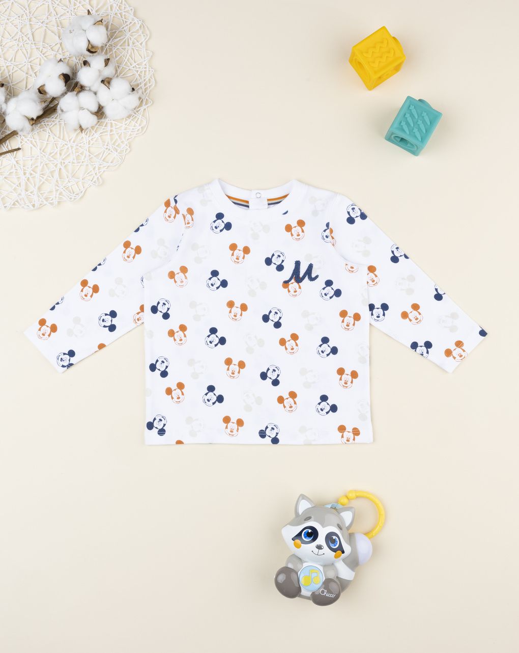 T-shirt bimbo mickey mouse allover