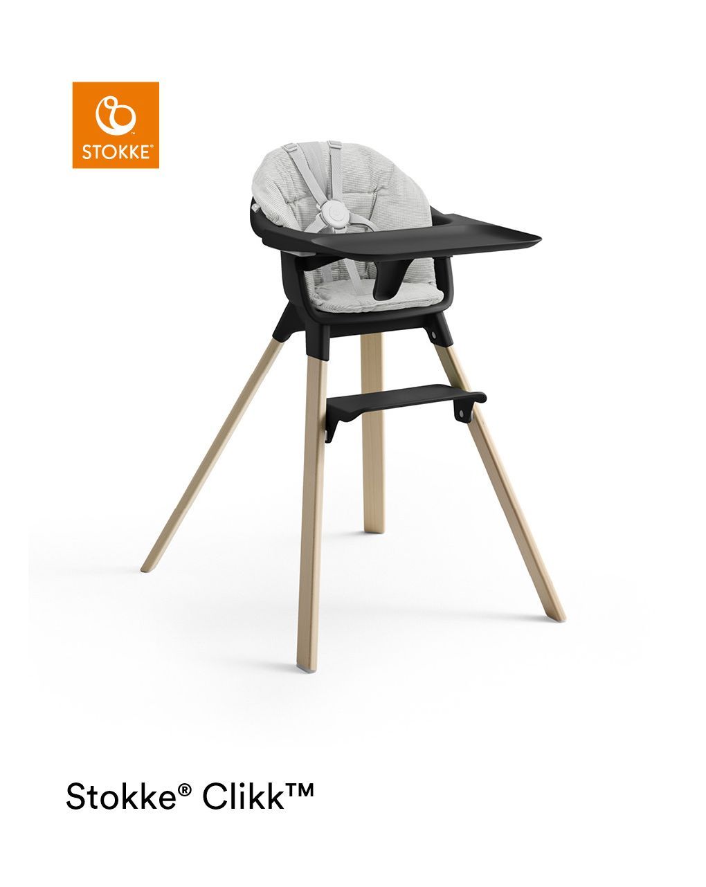 Cuscino clikk™ cushion nordic grey - stokke®