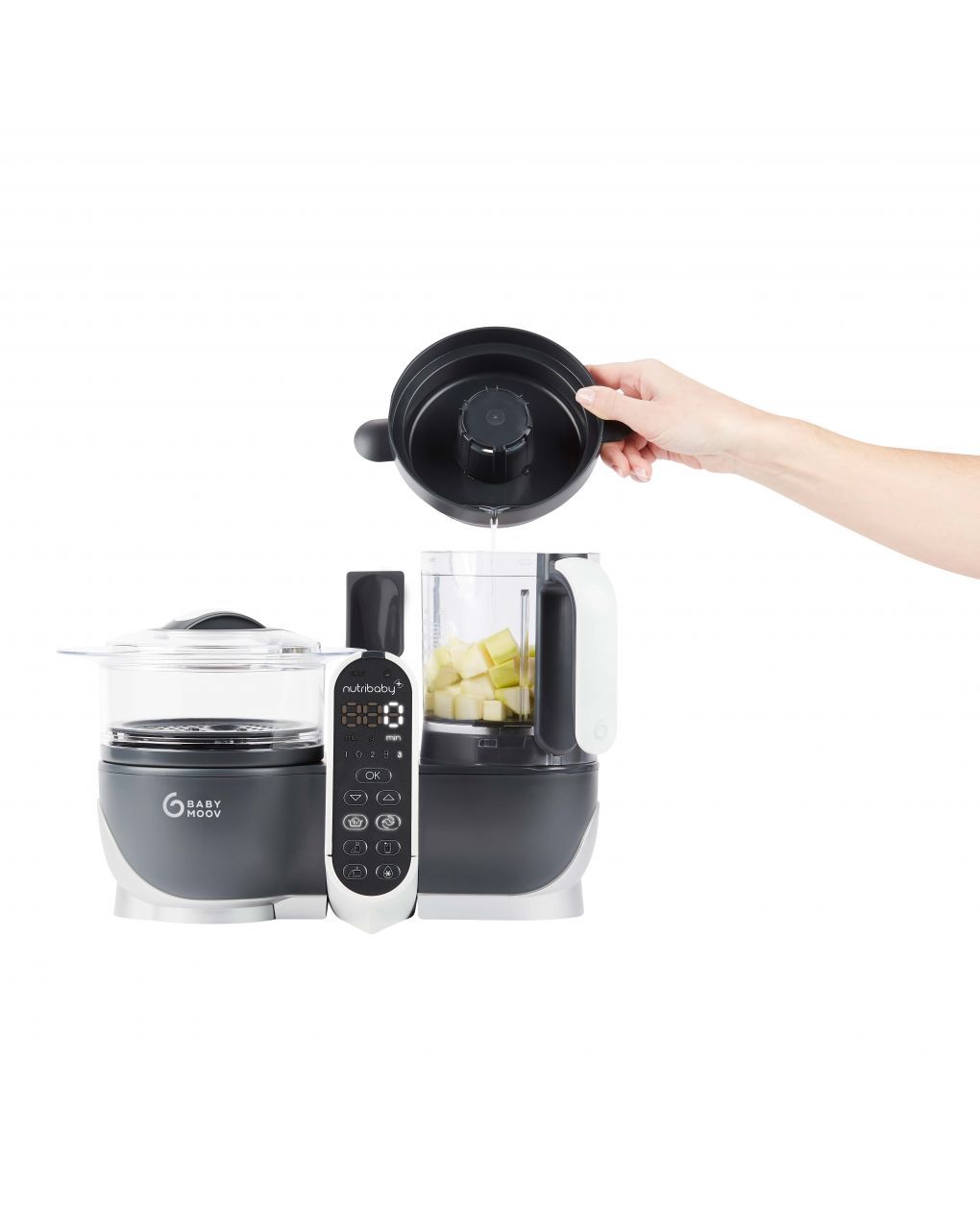 Cuocipappa nutribaby (+) grigio - babymoov