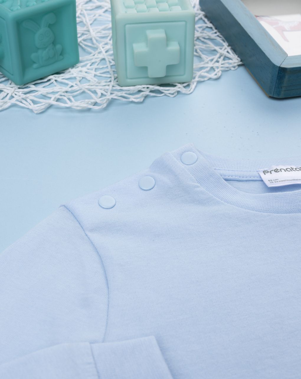 Pigiama due pezzi bimbo azzurro/blu orsi