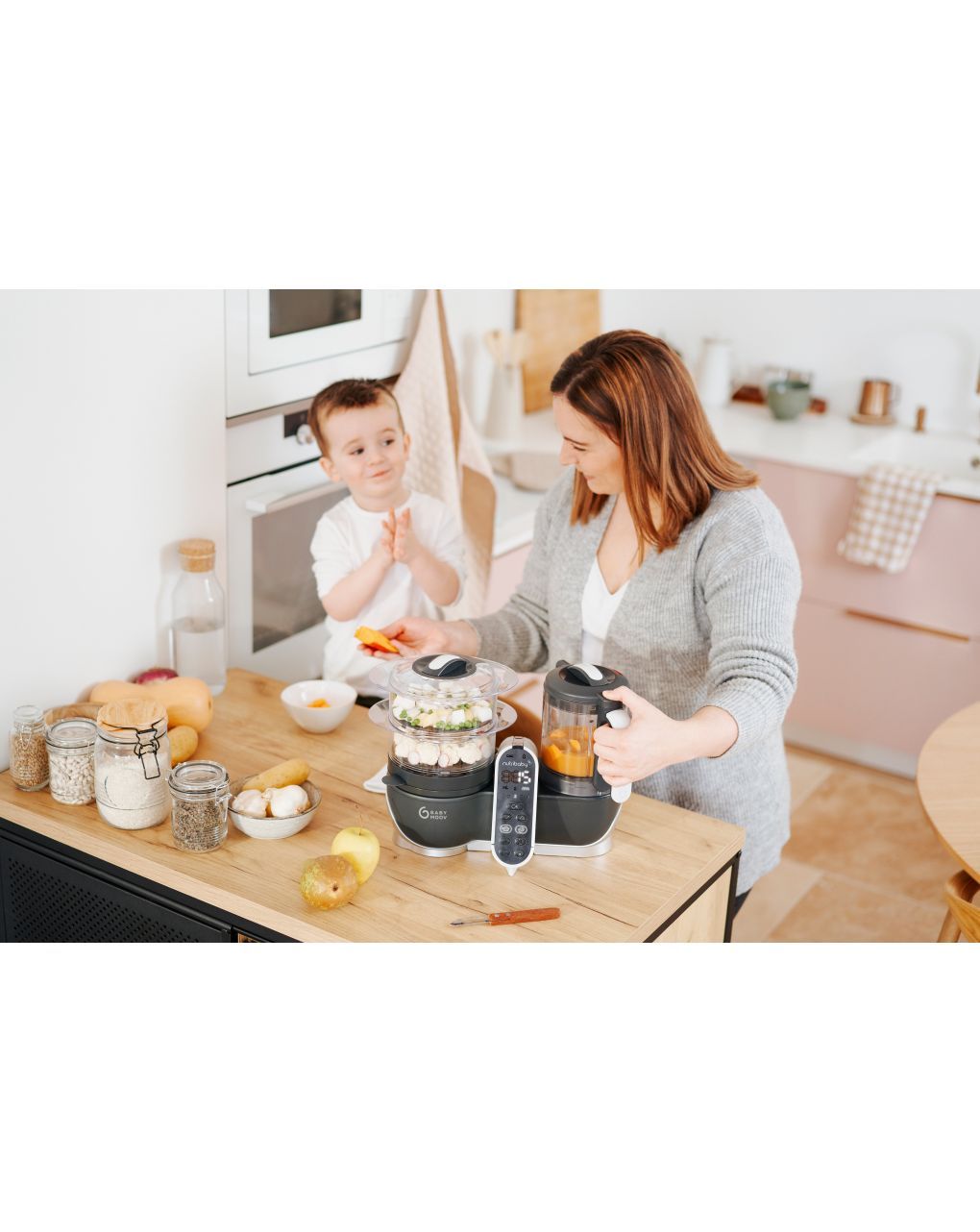 Cuocipappa nutribaby (+) grigio - babymoov