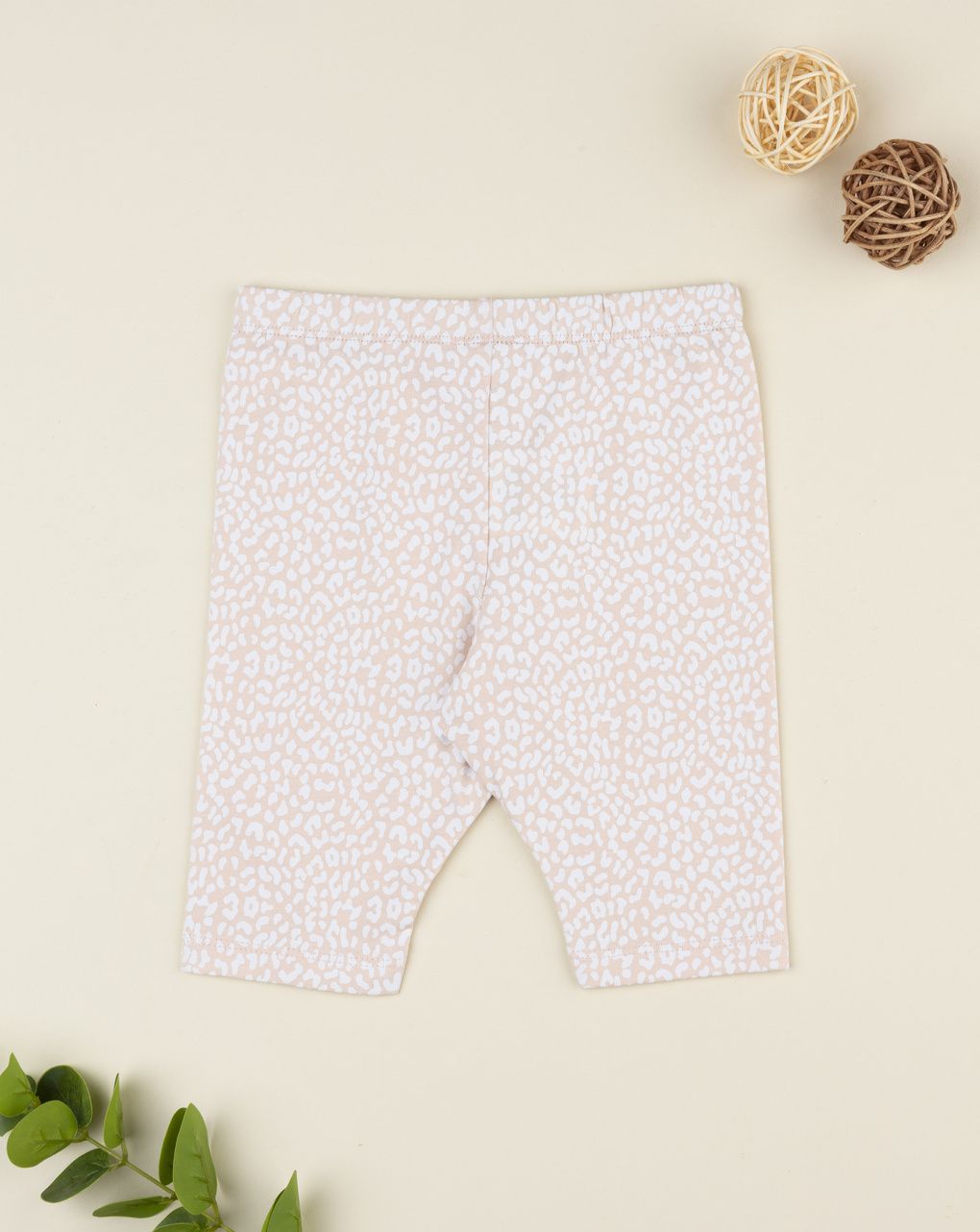 Legging bimba maculato rosa