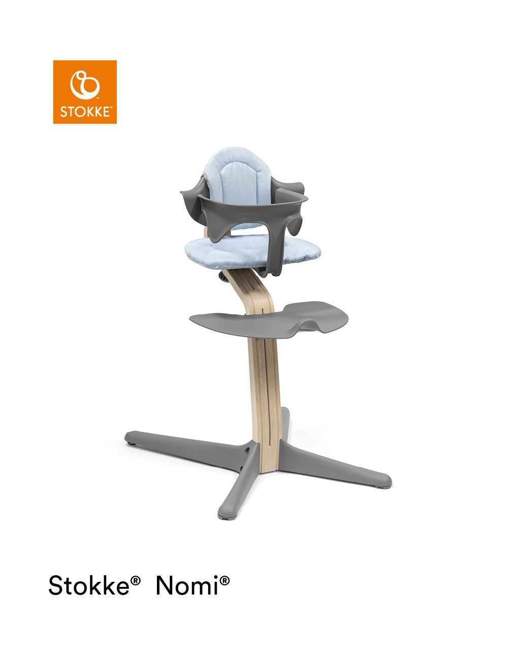 Nomi® cuscino grey blue  - stokke®