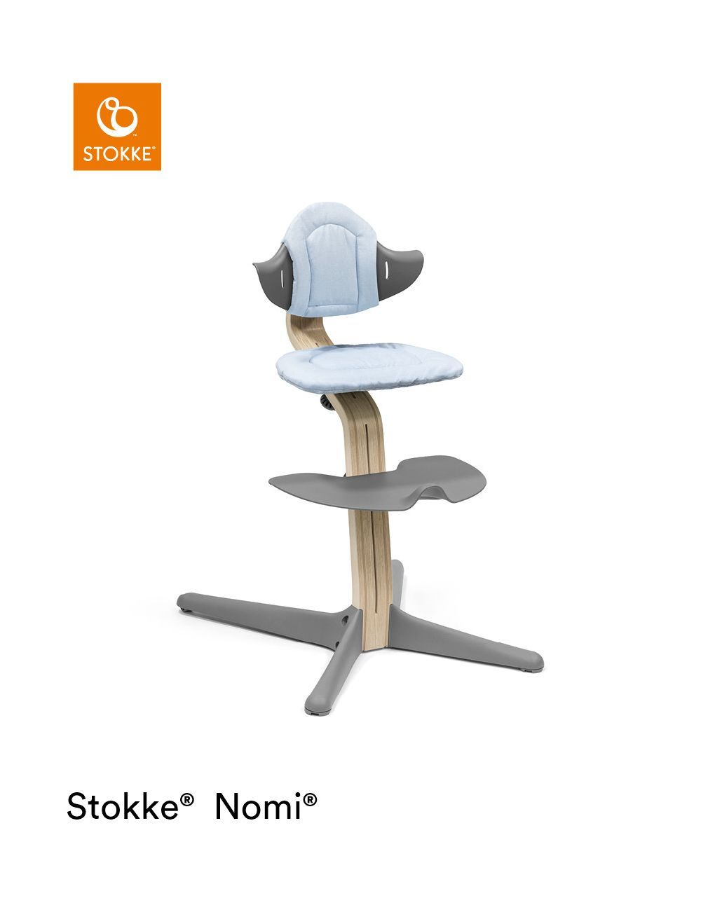 Nomi® cuscino grey blue  - stokke®