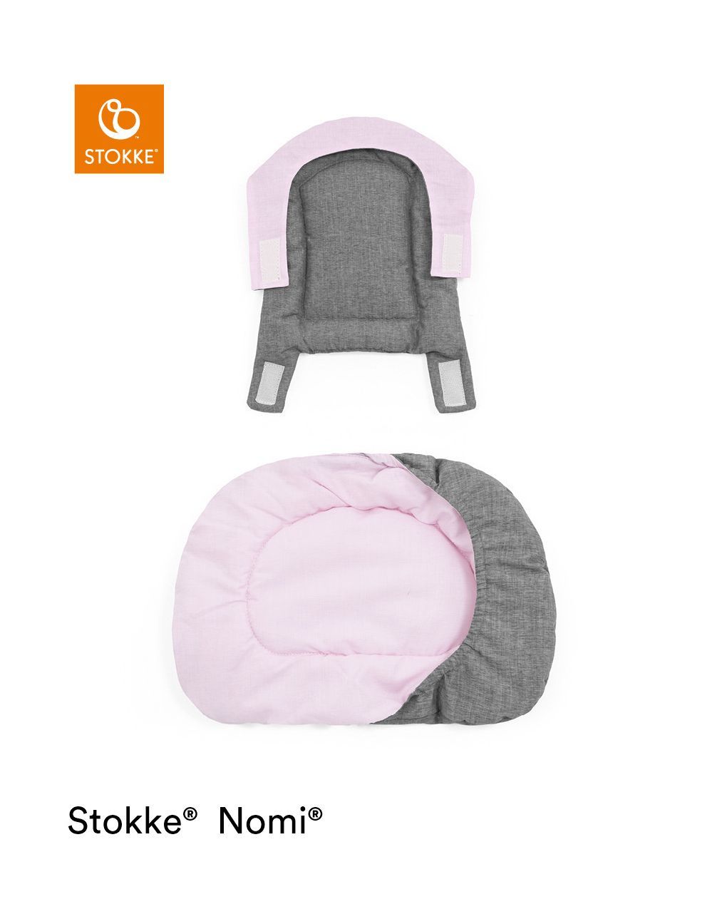 Nomi® cuscino grey pink  - stokke®