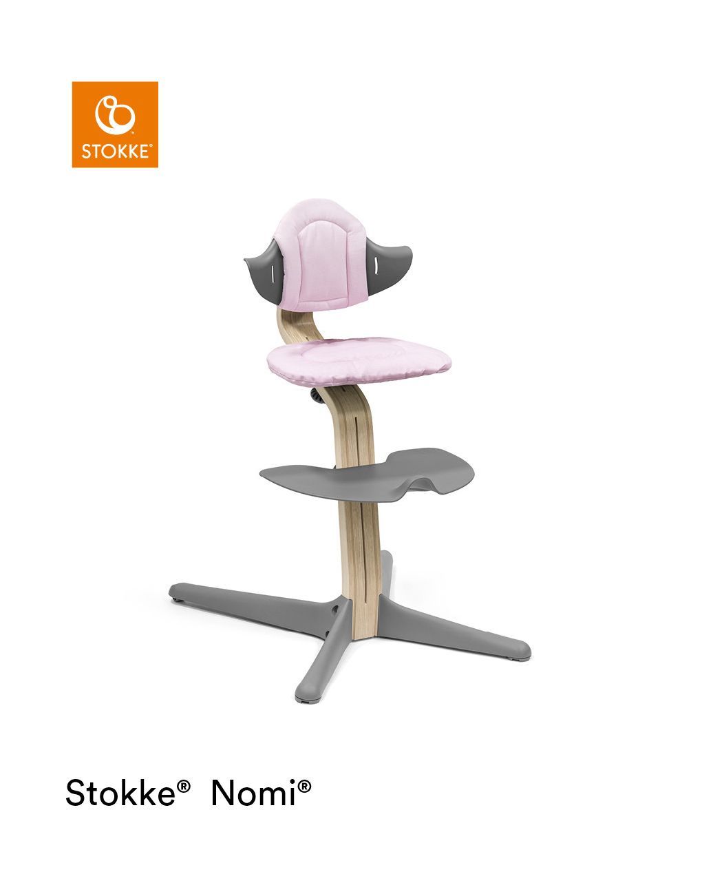 Nomi® cuscino grey pink  - stokke®